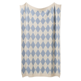 DUNE BLANKET | Celestial Blue Diamond Knit-Web-hover