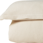 DUVET COVER & PILLOWCASE WAFFLE | Natural-Web-hover
