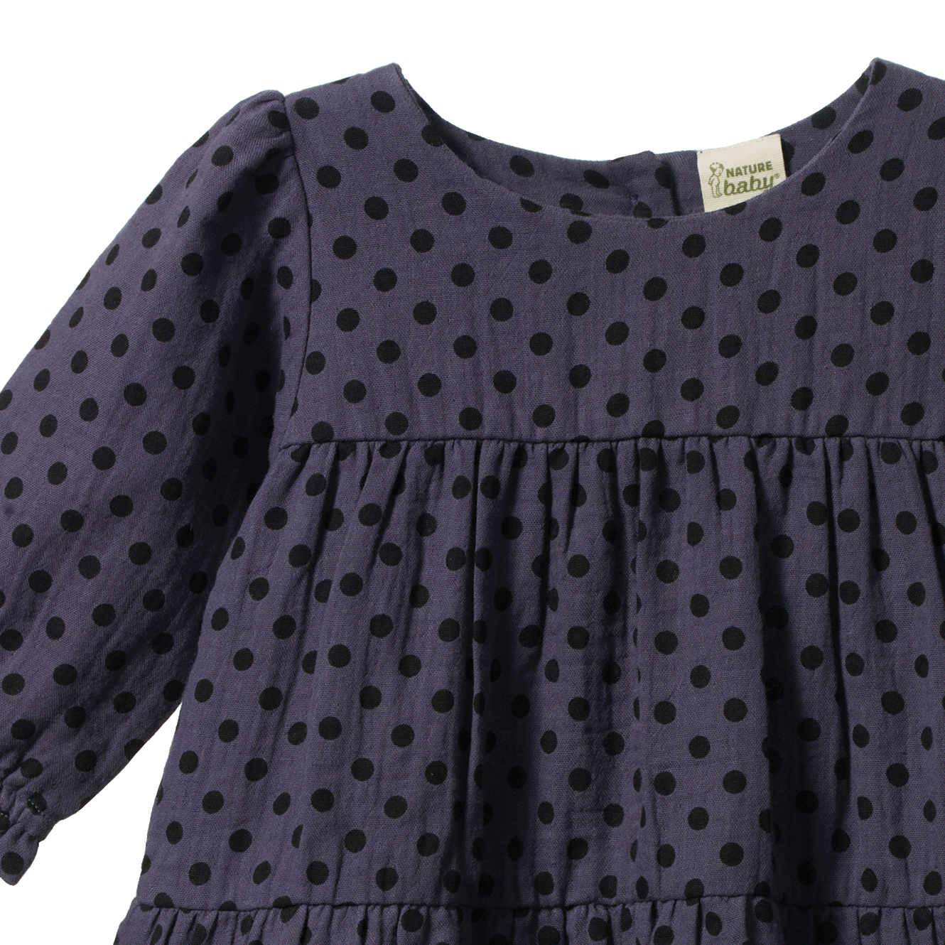 ELLIOT DRESS | Violet Polka Dot Print-Extra Img - 3