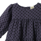ELLIOT DRESS | Violet Polka Dot Print-Extra Img - 3