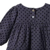 ELLIOT DRESS | Violet Polka Dot Print-Extra Img - 4