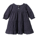 ELLIOT DRESS | Violet Polka Dot Print-Extra Img - 5