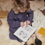 ELLIOT DRESS | Violet Polka Dot Print-Web-hover