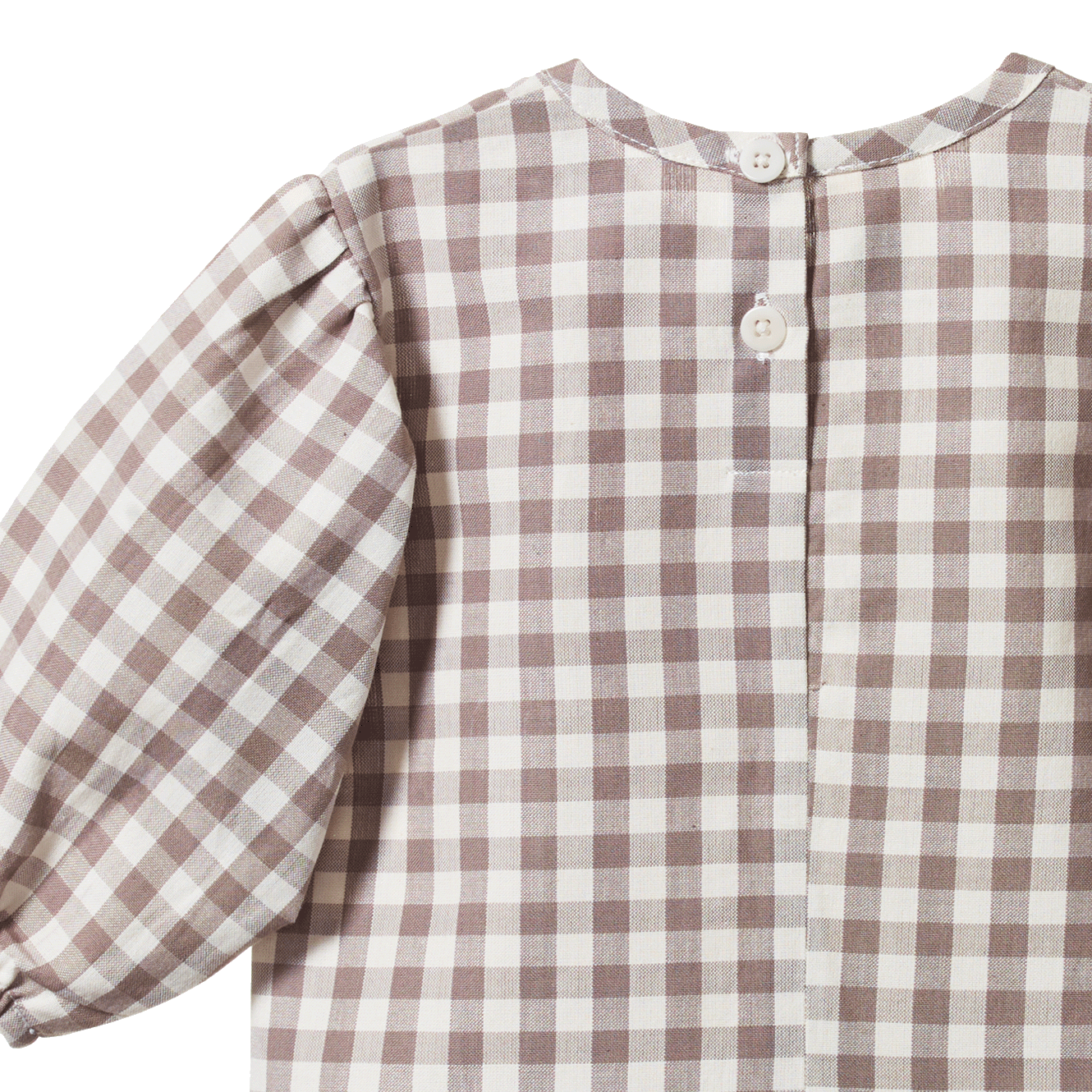 ELODIE BLOUSE | Cub Check-Extra Img - 2