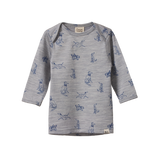 ESSENTIAL TEE | Best Friend Print Merino-Web-front