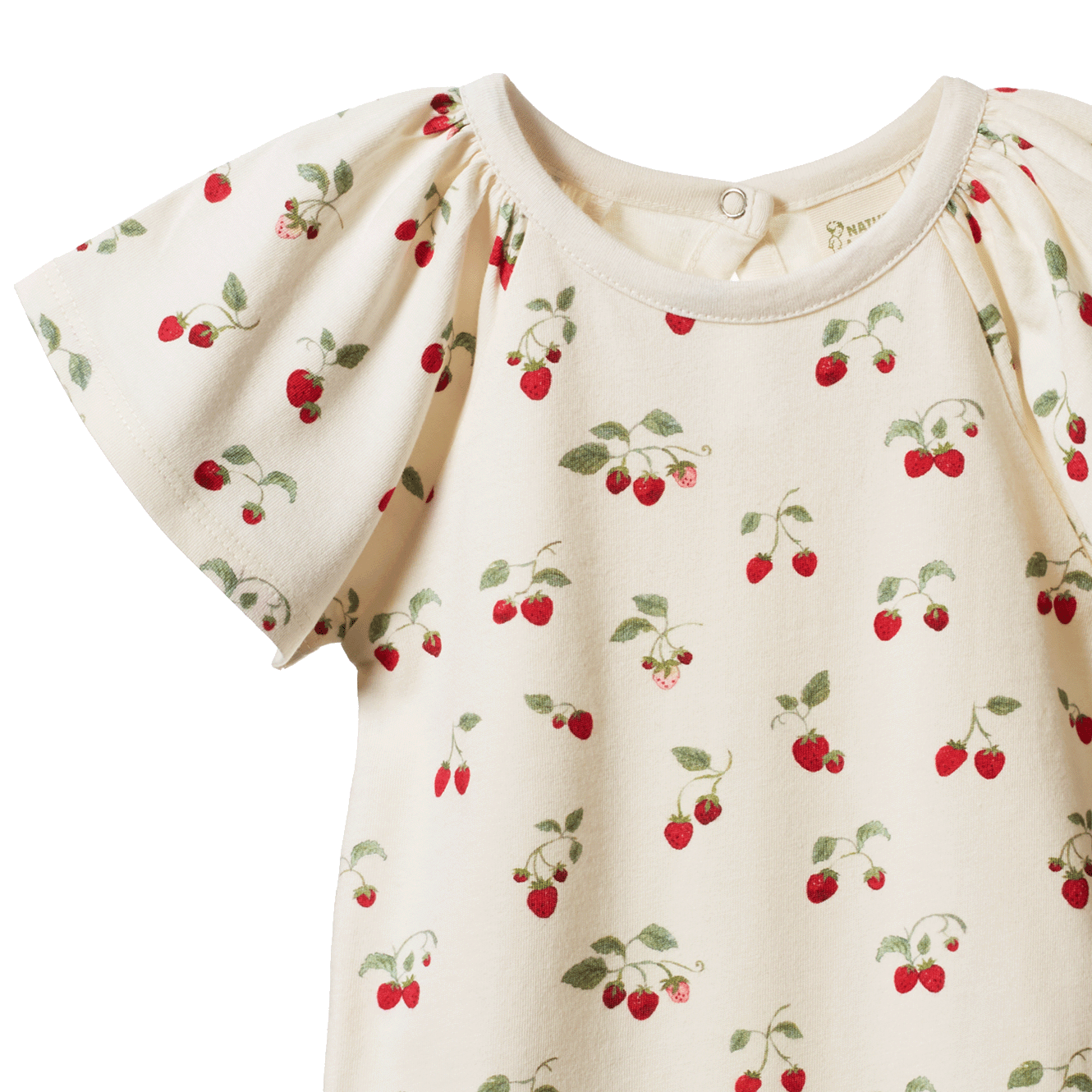 FAYE BODYSUIT | Strawberry Blush Print-Extra Img - 2
