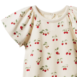 FAYE BODYSUIT | Strawberry Blush Print-Extra Img - 2