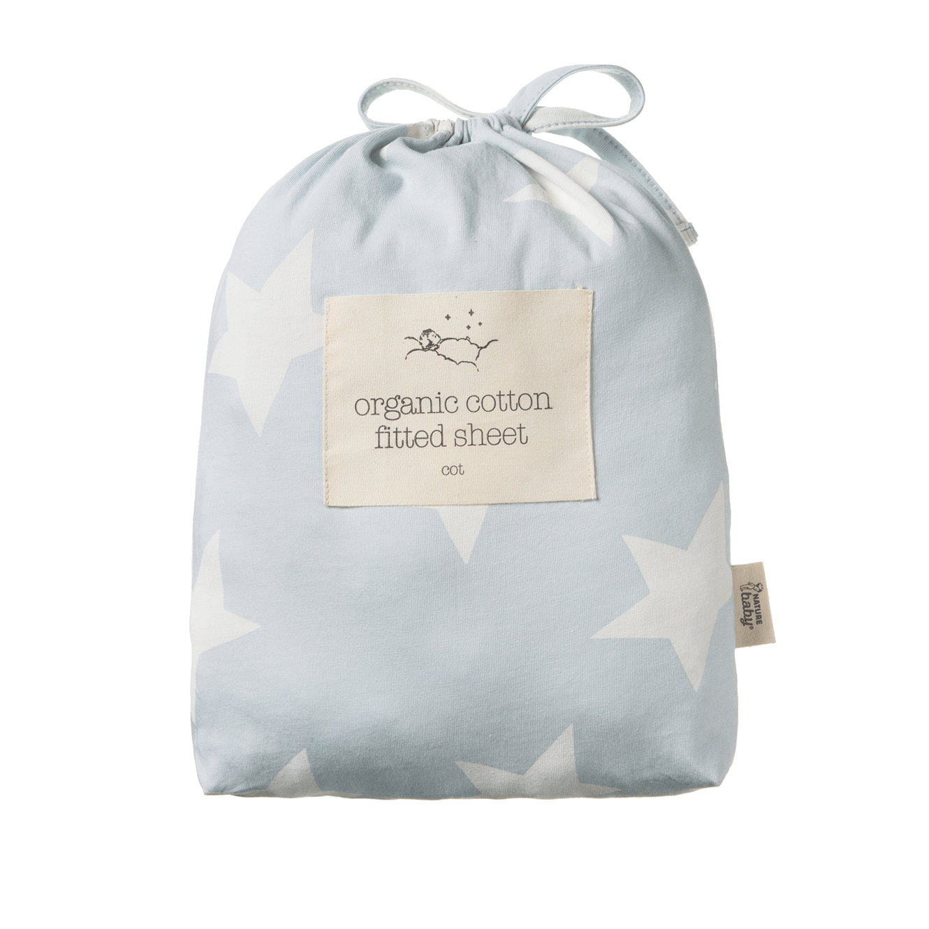 FITTED SHEET JERSEY | Magic Blue Print-Web-hover