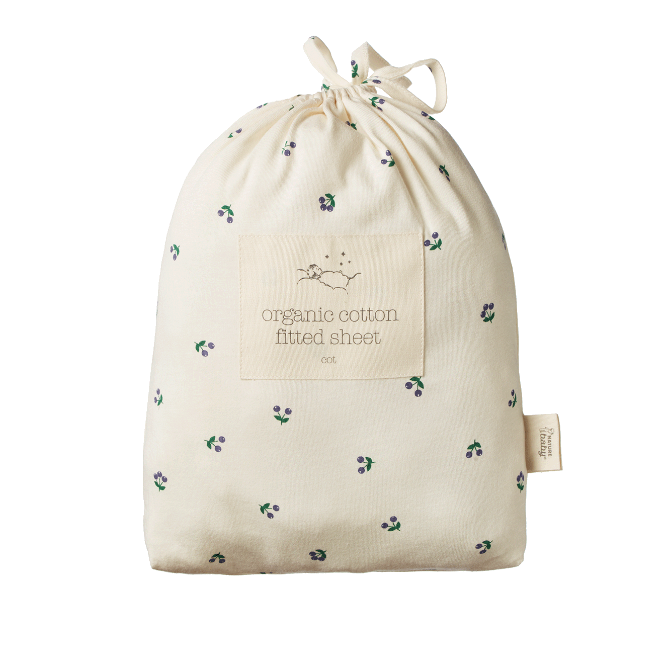 FITTED SHEET JERSEY | Winter Berry Print-Web-hover