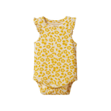 FLEUR BODYSUIT TERRY | Kitchen Garden Freesia Print-Web-front