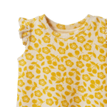FLEUR TEE TERRY | Kitchen Garden Freesia Print-Extra Img - 3