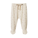 FOOTED ROMPERS POINTELLE | Posey Blossom Print-Web-front