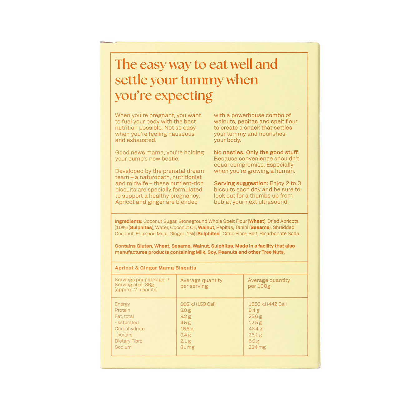 FRANJO'S PREGNANCY BISCUITS GINGER & APRICOT | None-Web-hover