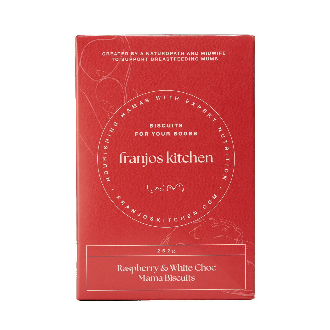 FRANJO'S PREGNANCY BISCUITS RASPBERRY WHITE CHOCOLATE | None-Web-front