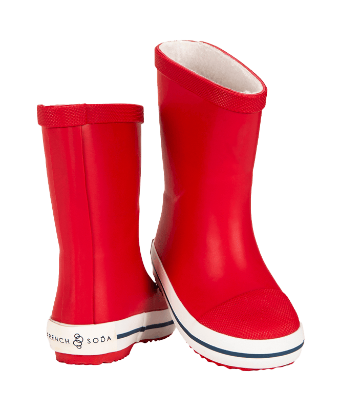 FRENCH SODA GUMBOOT TALL | Red-Web-hover