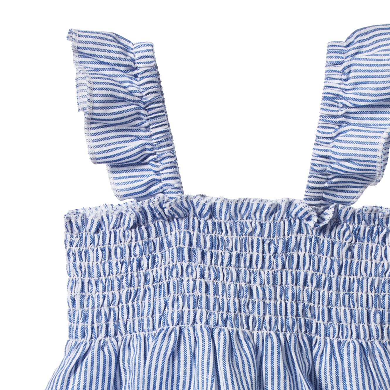 GALA DRESS LINEN | Blue Stripe-Extra Img - 2