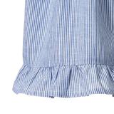 GALA DRESS LINEN | Blue Stripe-Extra Img - 3
