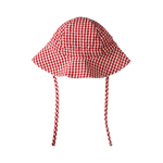 GINGHAM SUNHAT | Red Check-Web-hover