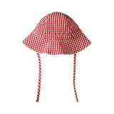 GINGHAM SUNHAT | Red Check-Web-hover