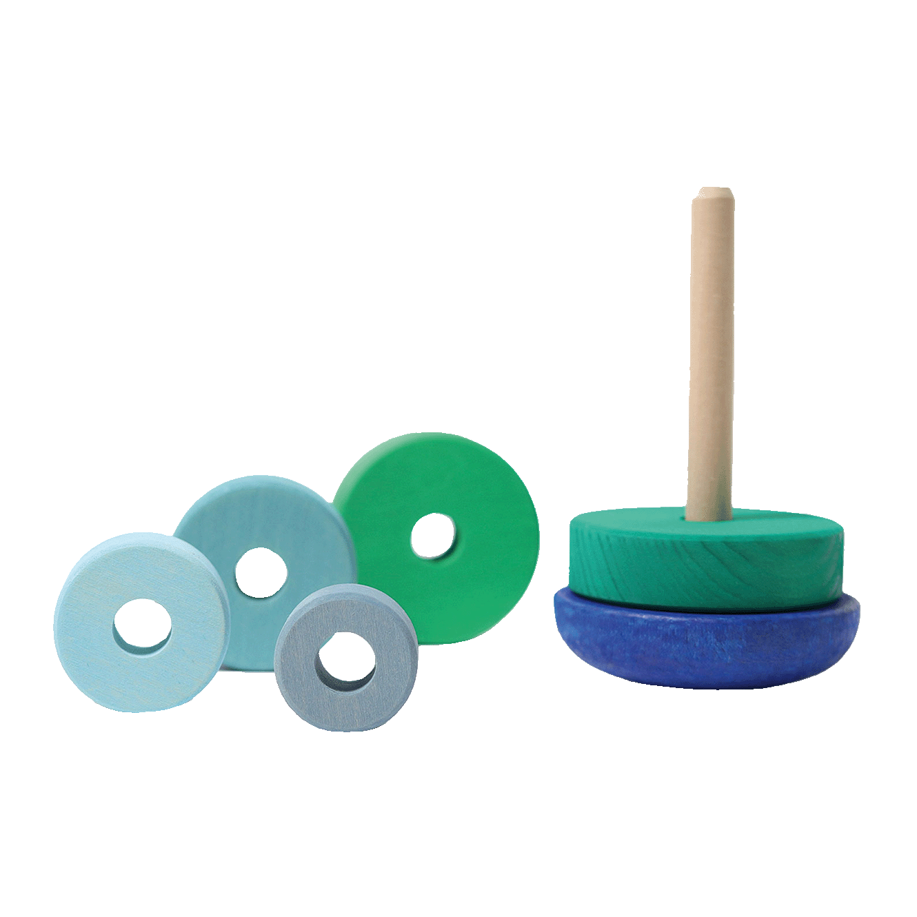 WOBBLE TOWER BLUE/GREEN | Blue/Green-Web-hover