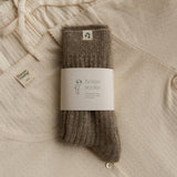 HOME SOCKS | Oatmeal Marl-Web-front