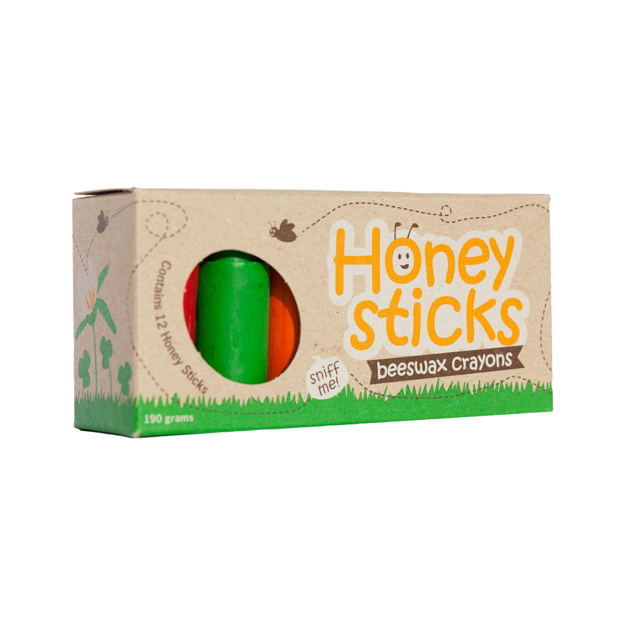 HONEY STICKS BEESWAX CRAYONS 12 PK | None-Web-front