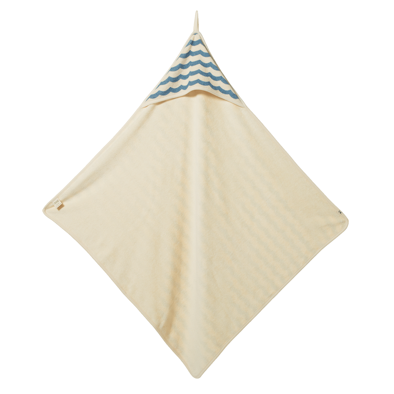 HOODED TOWEL | Waves Print-Extra Img - 1