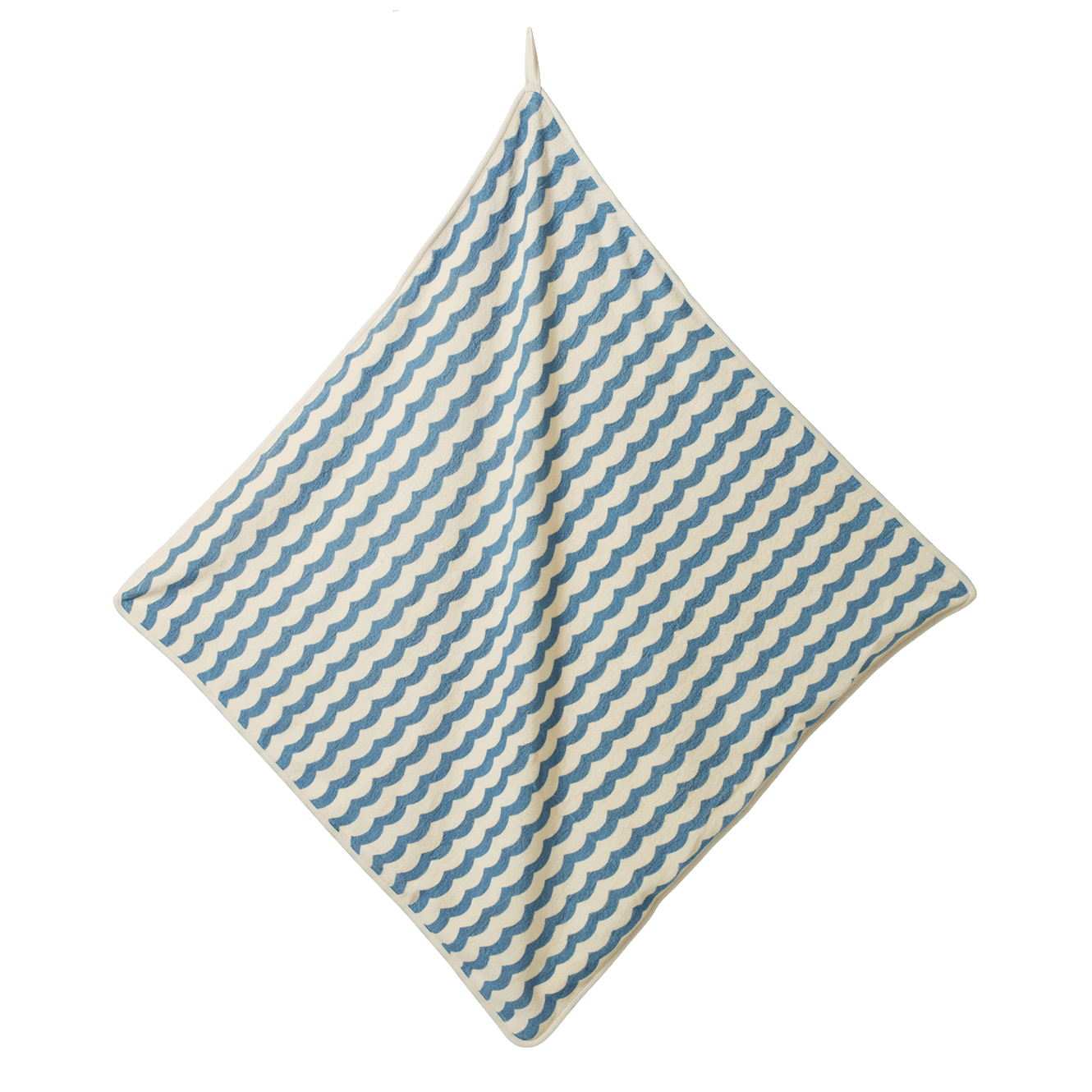 HOODED TOWEL | Waves Print-Extra Img - 2