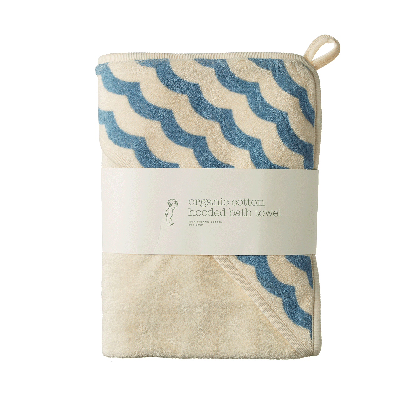 HOODED TOWEL | Waves Print-Web-front