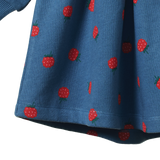 INES DRESS | Raspberry Blue Print-Extra Img - 4