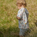 JUNIPER TEE | Delphine Blooms Print-Extra Img - 2