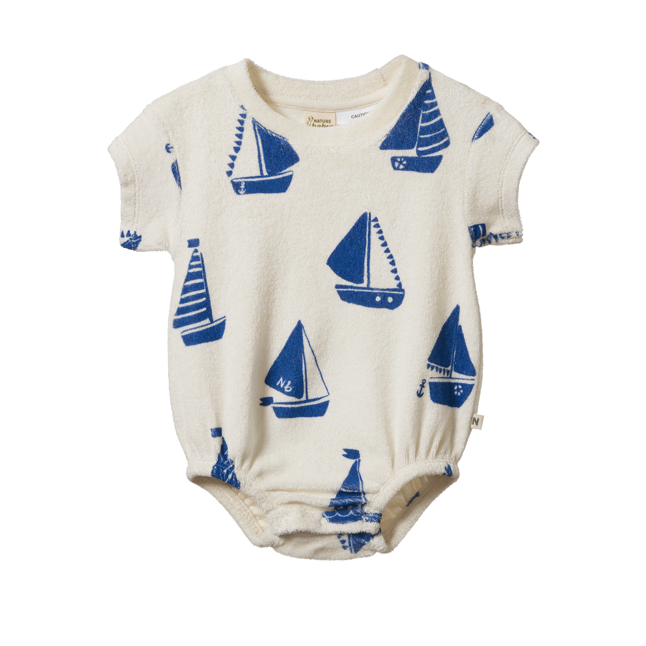 JUNO ROMPER TERRY | Regatta Print Terry-Web-front