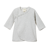 KIMONO JACKET | Grey Marl Stripe-Web-front