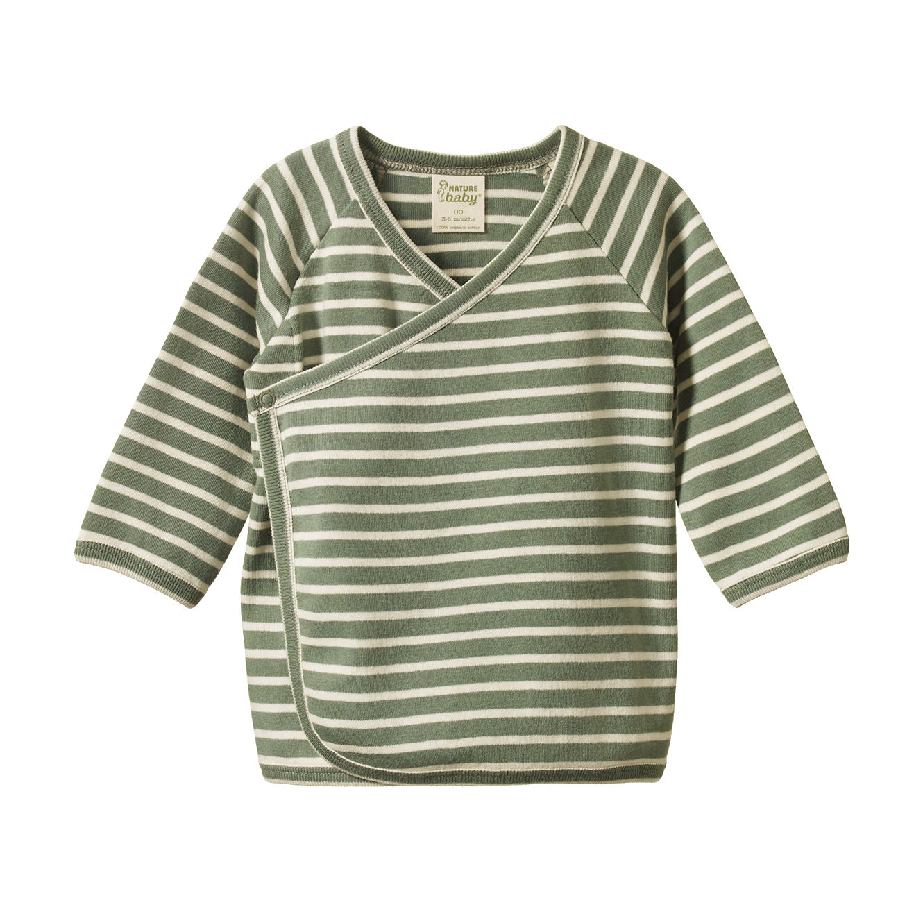 KIMONO JACKET | Nettle Twin Stripe-Web-front