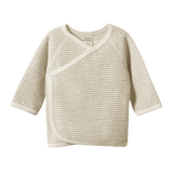 KIMONO JACKET TERRY | Nettle Pinstripe-Web-front