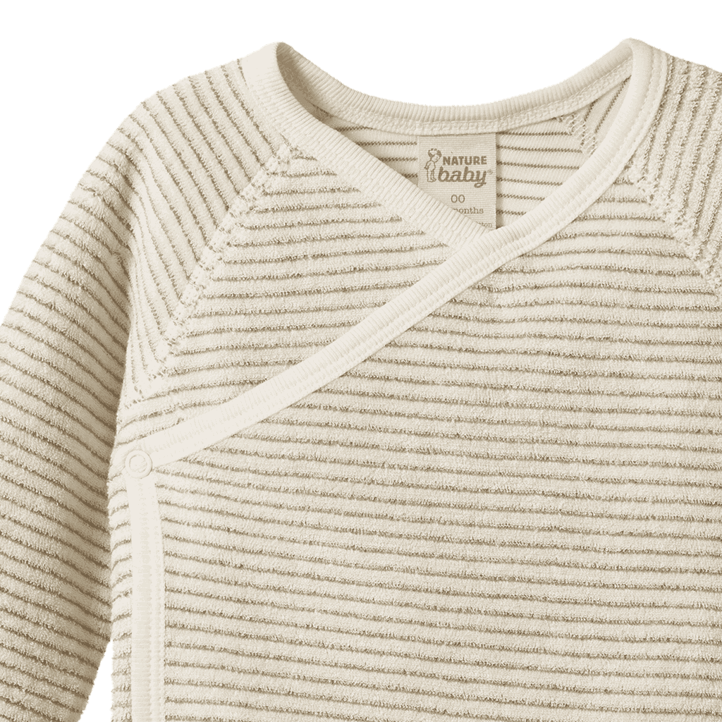 KIMONO JACKET TERRY | Nettle Pinstripe-Web-hover