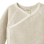 KIMONO JACKET TERRY | Nettle Pinstripe-Web-hover