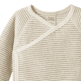 KIMONO JACKET TERRY | Nettle Pinstripe-Web-hover