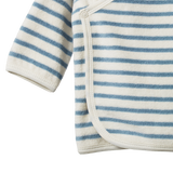 KIMONO JACKET TERRY | Powder Blue Sailor Stripe-Extra Img - 1