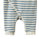 KIMONO STRETCH & GROW TERRY | Powder Blue Sailor Stripe-Extra Img - 3
