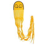KITE OCTOPUS | Yellow-Web-front
