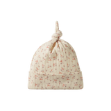 KNOTTED BEANIE POINTELLE | Dandelion Print-Web-front