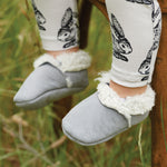 LAMBSKIN BOOTIES NU | Grey-Web-hover
