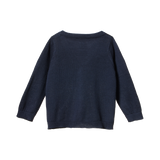 LIGHT COTTON KNIT CARDIGAN | Navy-Web-hover
