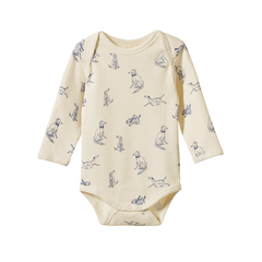 LONG SLEEVE BODYSUIT | Best Friend Print-Web-front