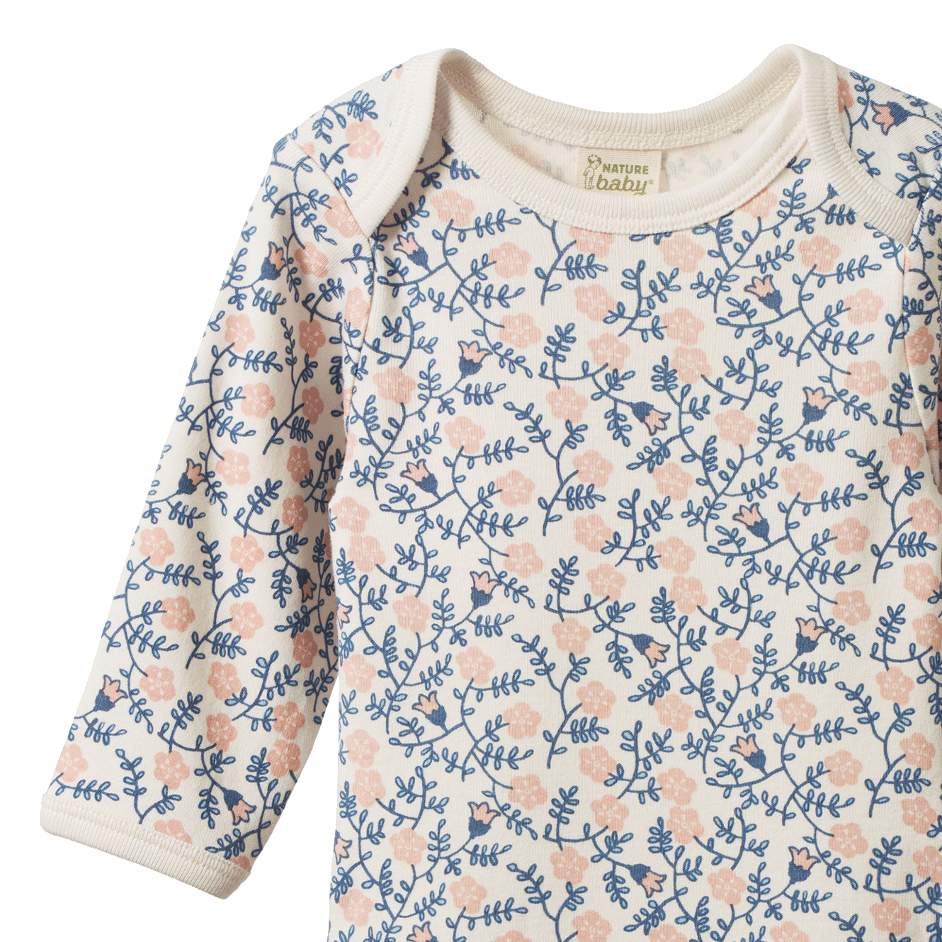 LONG SLEEVE BODYSUIT | Betsy Belle Rose Print-Extra Img - 3