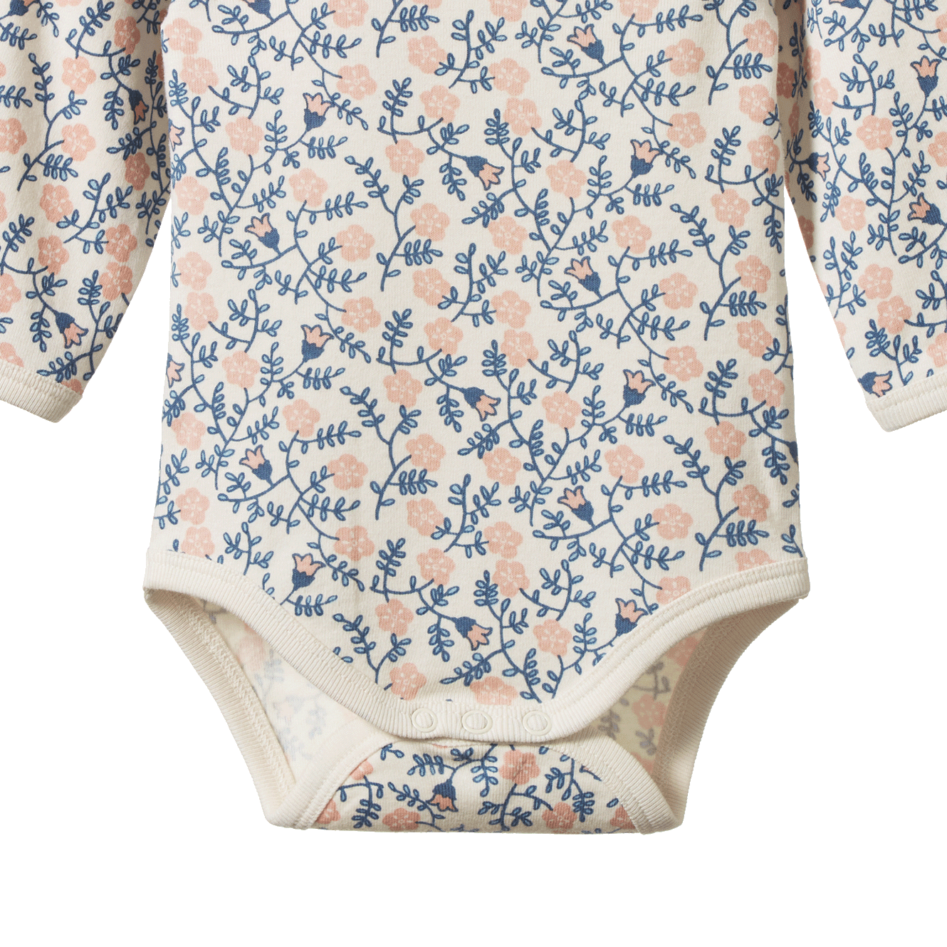 LONG SLEEVE BODYSUIT | Betsy Belle Rose Print-Extra Img - 4
