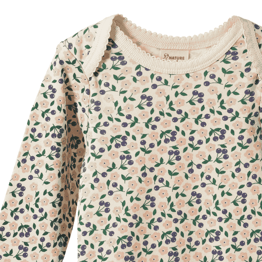 LONG SLEEVE BODYSUIT | Briarwood Print-Extra Img - 3