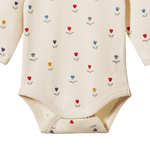 LONG SLEEVE BODYSUIT | Delphine Print-Extra Img - 1