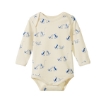 LONG SLEEVE BODYSUIT | Dog Walk Print-Web-front
